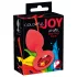 Colorful JOY - analni čep - majhen - silikon rdeč