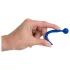 Dilator Sperm Stopper - uretralni dilator s kroglico - silikon modra