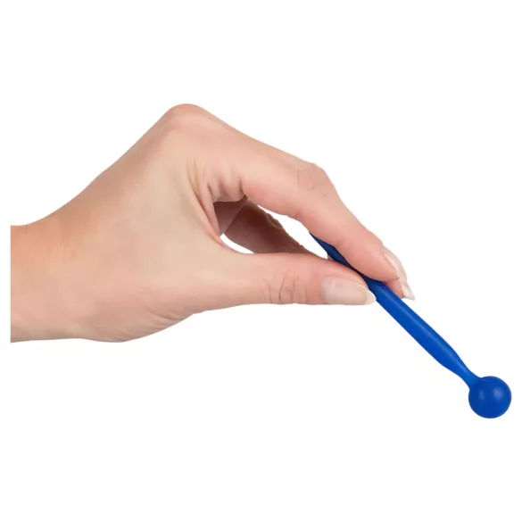 Dilator Sperm Stopper - uretralni dilator s kroglico - silikon modra