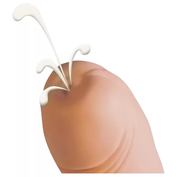 You2Toys - dildo s špricanjem - naravna barva