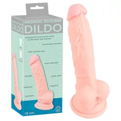   You2Toys - Medical - medicinski silikonski dildo - naraven (18 cm)