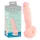 Medical - dildo iz medicinskega silikona - 18 cm - naravna barva