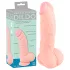 Medical - dildo iz medicinskega silikona - 20 cm - naravno