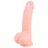 Medical - dildo iz medicinskega silikona - 20 cm - naravno