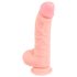 Medicinski - silikonski dildo (20cm) - naravno