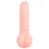 Medical - dildo iz medicinskega silikona - 20 cm - naravno