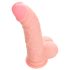 Medicinski - silikonski dildo (20cm) - naravno