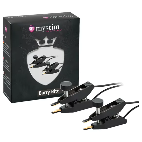 mystim - elektro sponka - nastavki za elektrostimulacijo - 2 kosa