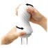 TENGA Flex - masturbator - prožen - bel