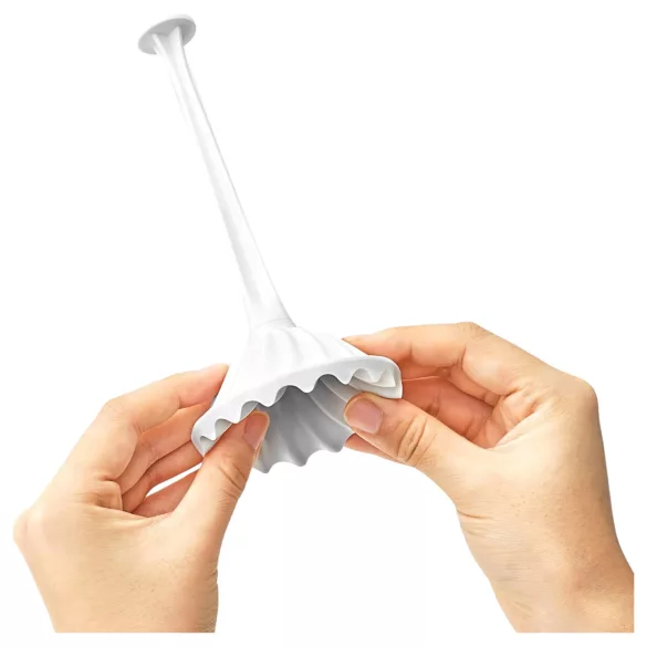 TENGA Flex - masturbator - prožen - bel