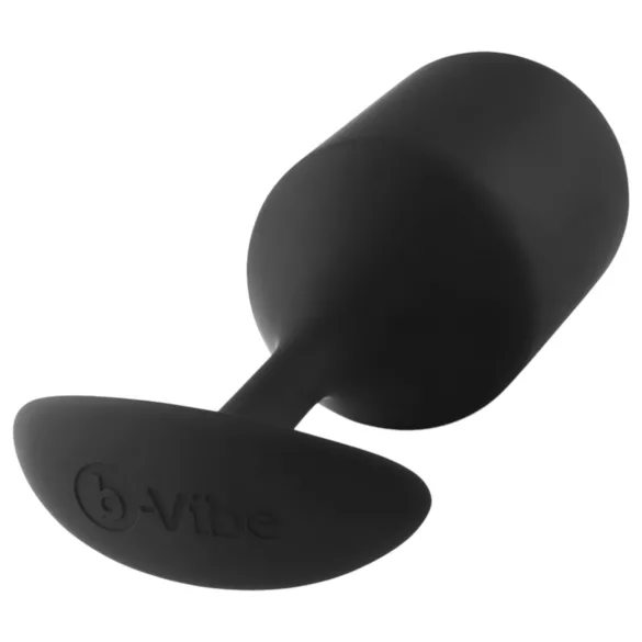 b-vibe - analni čep z dvojnimi kroglicami - 257g - črna