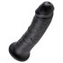 King Cock - dildo - 20 cm - črna