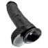 King Cock - realistični dildo z modami - 25 cm - črn