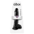 King Cock - realistični dildo z modami - 25 cm - črn