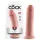King Cock - dildo realistično - 20 cm - naravno