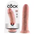 King Cock - dildo realistično - 20 cm - naravno