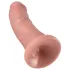 King Cock - dildo realistično - 20 cm - naravno