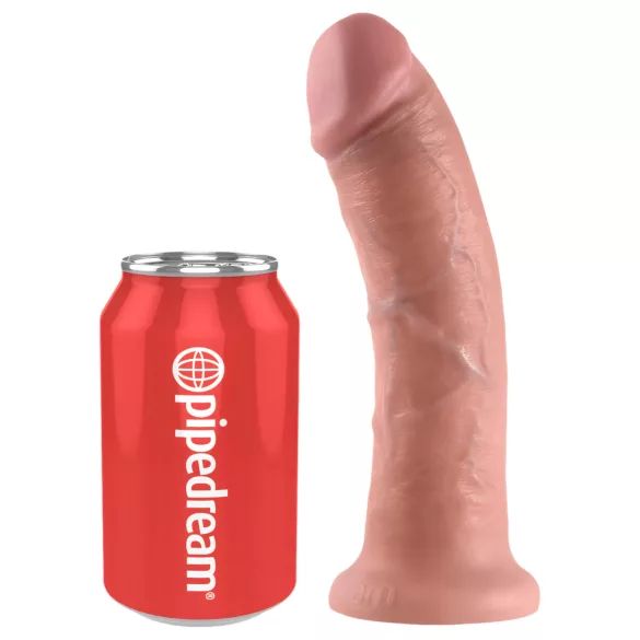 King Cock - dildo realistično - 20 cm - naravno