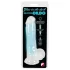 You2Toys - dildo z oprijemom - sveti v temi - modra