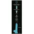 You2Toys - dildo z oprijemom - sveti v temi - modra
