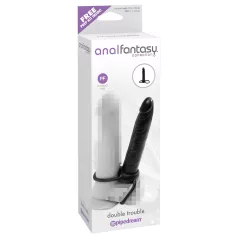   Pipedream Analfantasy Double Trouble - nastavljiv analni dildo (črn)