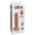 King Cock 6 - realistični dildo (15 cm) - naravni