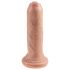 King Cock 6 - realistični dildo (15 cm) - naravni