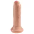 King Cock - realistični dildo - 15 cm - naravna barva