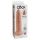 King Cock 9 - realistični dildo (23 cm) - naravna barva