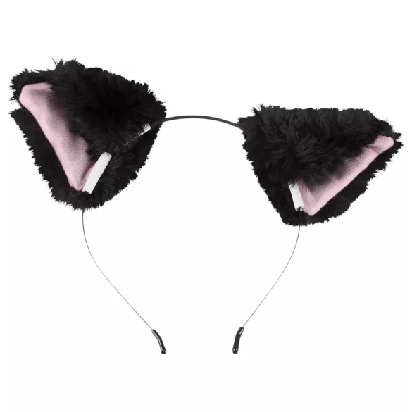 Bad Kitty - mačji analni čep set - (črna)