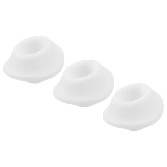 Womanizer - nadomestni nastavki za stimulator klitorisa - beli - 3 kosi