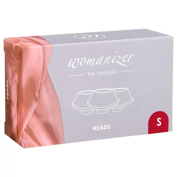 Komplet zamenljivih glavic Womanizer Premium S - rdeč (3 kom)