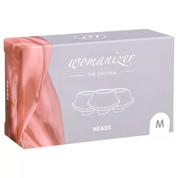 Womanizer - nadomestni nastavki za stimulacijo klitorisa - set 3 kosov - bela