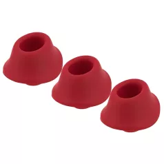   Womanizer Premium M - nadomestni nastavek - rdeč - komplet 3 kos