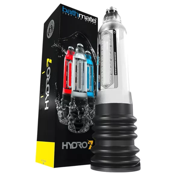 Bathmate Hydro7 - hidravlična črpalka za penis (prozorna)