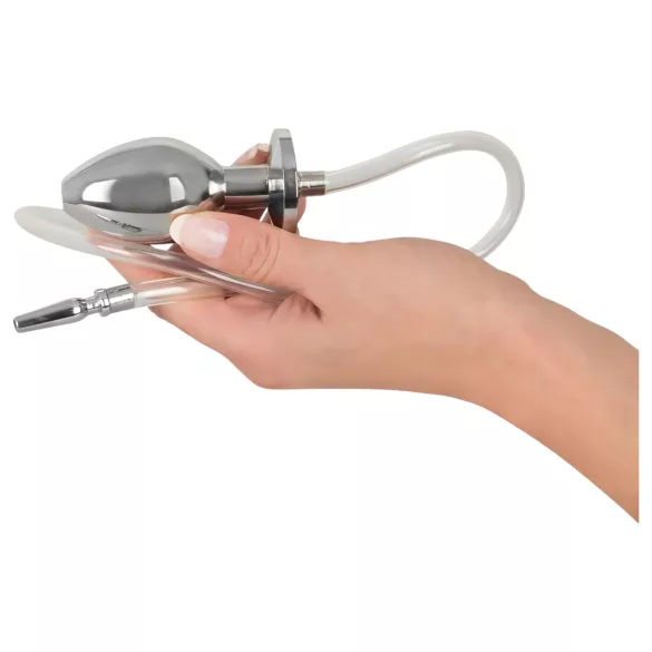 Piss to Ass Plug - votlični analni čep z dilatorjem za sečnico