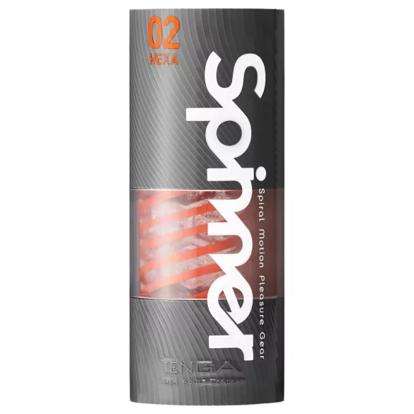 TENGA Spinner Hexa - masturbator (prozoren)