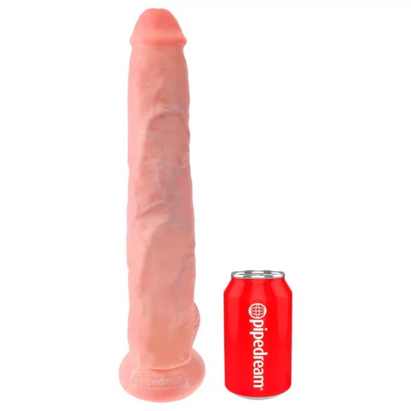 King Cock - realistični dildo z modami - 35 cm - natur