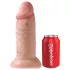 King Cock - dildo - realistični - 25 cm - natur