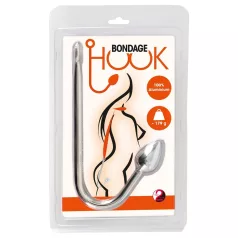 You2Toys - analni kavelj iz aluminija - srebrn - 179g