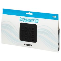   Happyrabbit - etui za erotične igrače - srednje velik - črn