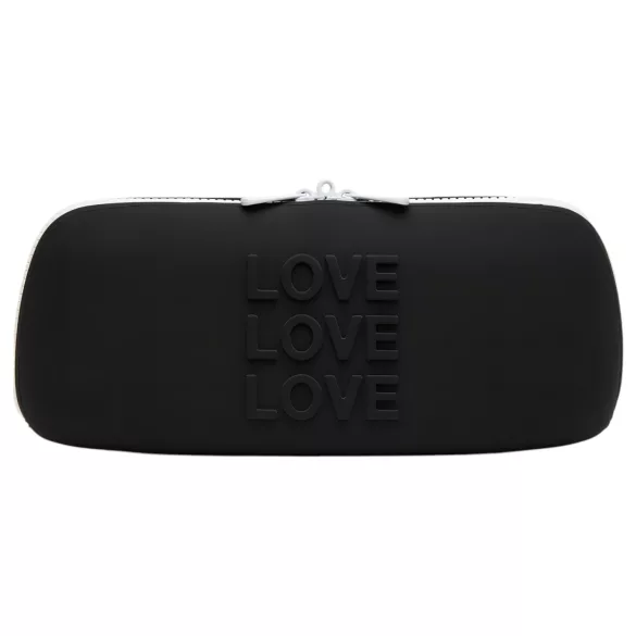 Happyrabbit - etui za erotične igrače - srednje velik - črn