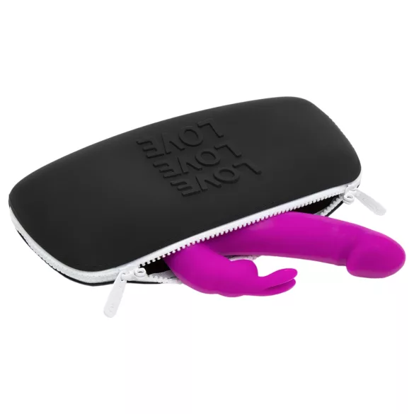 Happyrabbit - etui za erotične igrače - srednje velik - črn