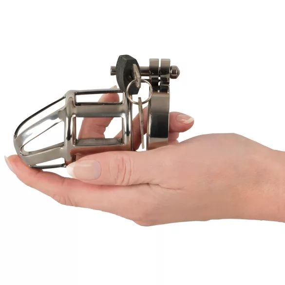 You2Toys - moška chastity kletka - kovinska z ključavnico