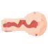 mystim OPUS Mica - realistični umetni vagina masturbator (naravna-črna)