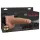 Fetish Strap-On - dildo za pripenjanje s špricanjem - naravna barva - 19 cm