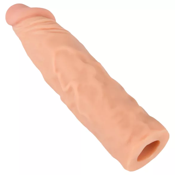 Nature Skin - podaljšek, odebeljevalec za penis (19,5 cm)