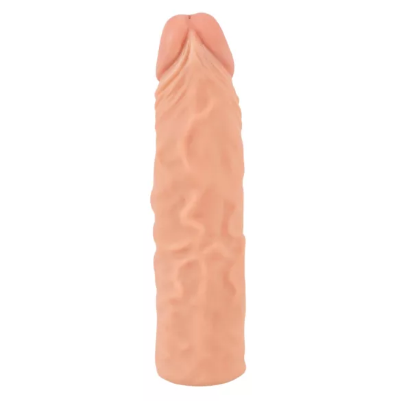 Nature Skin - podaljšek, odebeljevalec za penis (19,5 cm)