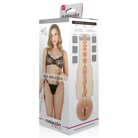 Fleshlight Mia Malkova LVL Up - masturbator vagina - realistična - naravna