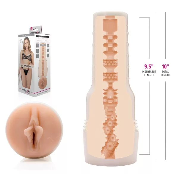 Fleshlight Mia Malkova LVL Up - masturbator vagina - realistična - naravna